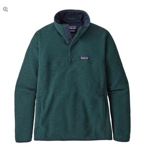 Patagonia Women’s Lightweight Better Sweater Teal Snap-T Fleece Jacket - XL